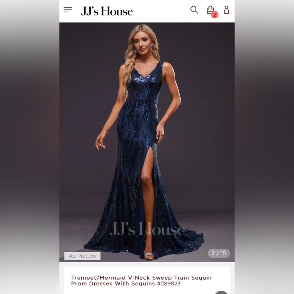 JJ’s House prom/formal sequin dress